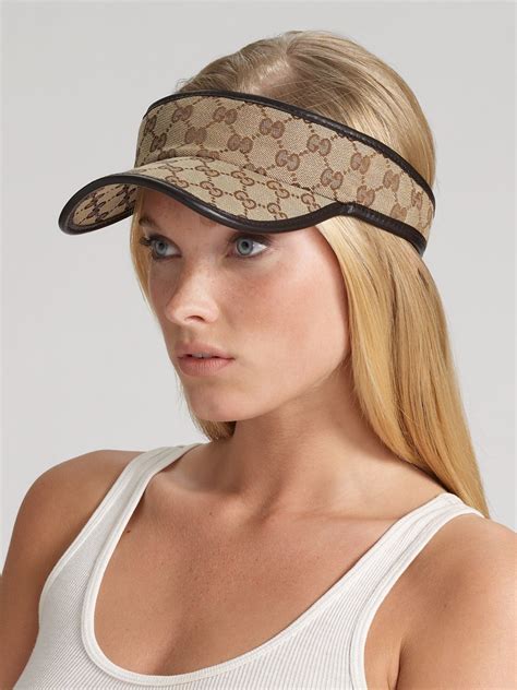 gucci hat visor|buy Gucci visor online.